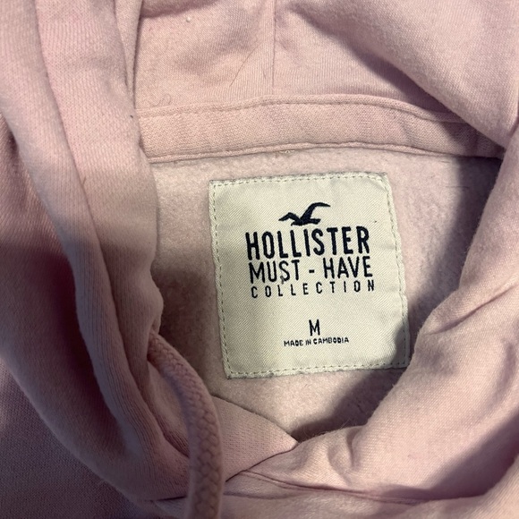 Hollister Must-Have Hoodie (Size M) – Light Pink - Picture 2 of 2